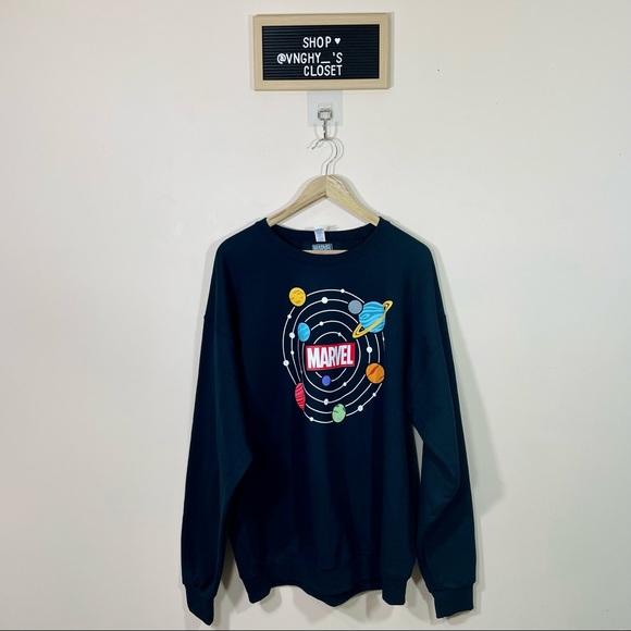 Marvel Solar System Logo Crewneck Sweatshirt - Picture 3 of 8